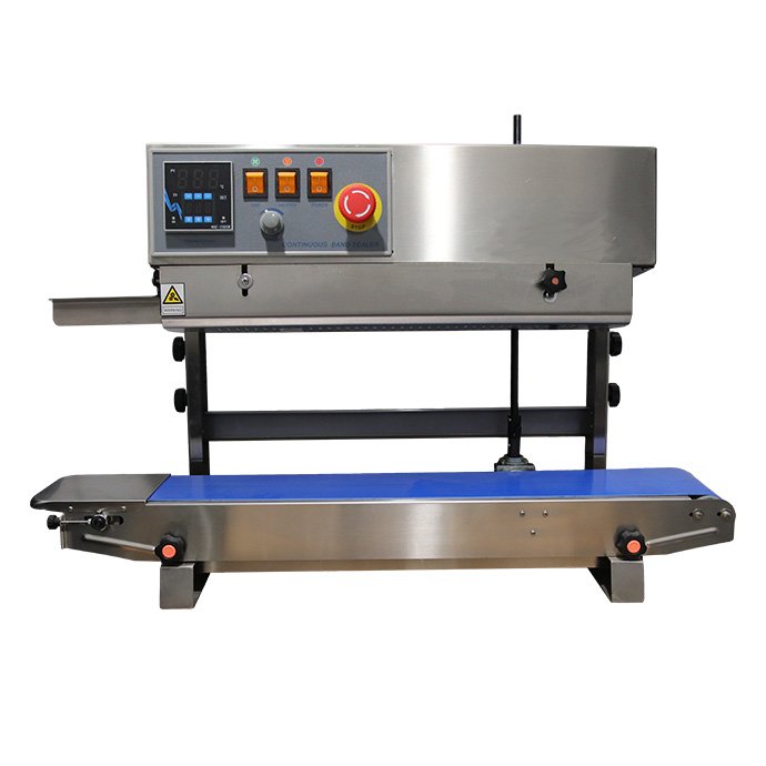 Continuous horizontal band sealer machine