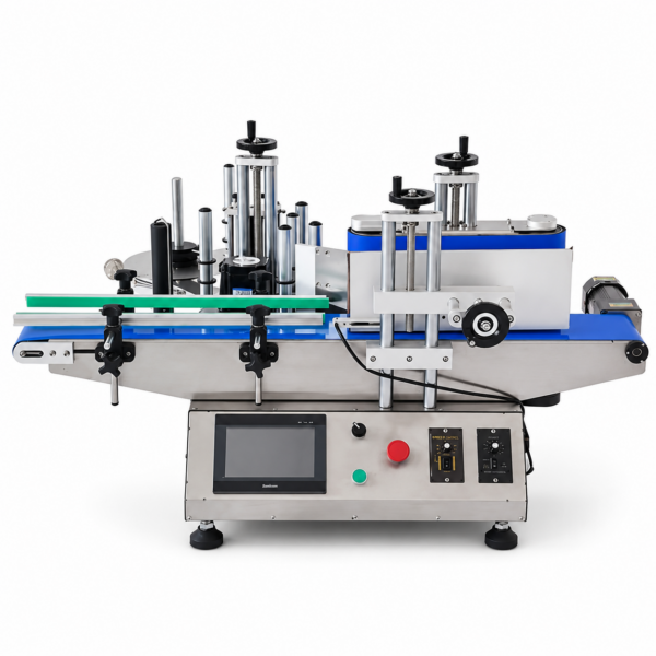 Automatic round bottle labeling machine